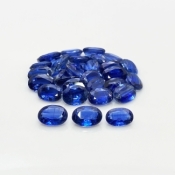 61.1 Cts. Kyanite 9X7mm Faceted Oval Shape A+ Grade Gemstones Parcel - Total 30 Pc.
