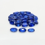 Kyanite 9X7mm Faceted Oval A+ Gemstones Parcel - 170910