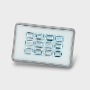 Aquamarine 8x6mm Step Cut Octagon AA Gemstones Parcel - 170994