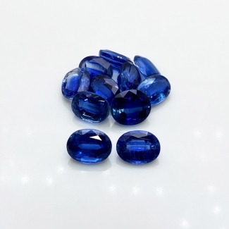 47.8 Cts. Kyanite 8X11-9X11mm Faceted Oval Shape A+ Grade Gemstones Parcel - Total 11 Pc.