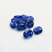 Kyanite 8X11-9X11mm Faceted Oval A+ Gemstones Parcel - 170919