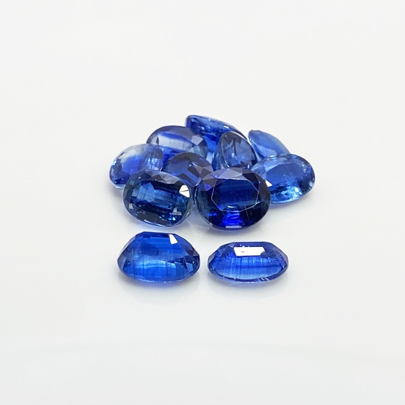Kyanite 8X11-9X11mm Faceted Oval A+ Gemstones Parcel - 170919