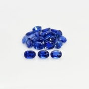 26.9 Cts. Kyanite 7x5mm Faceted Oval Shape AA+ Grade Gemstones Parcel - Total 25 Pc.