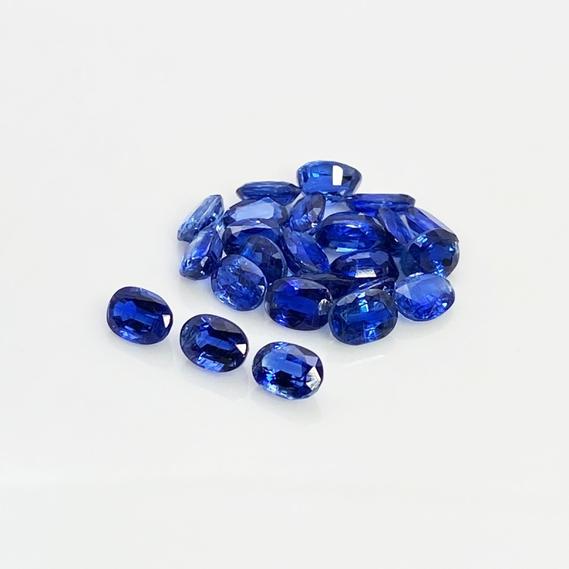 Kyanite 7x5mm Faceted Oval AA+ Gemstones Parcel - 170863