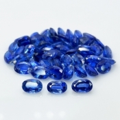 30.87 Cts. Kyanite 6x4mm Faceted Oval Shape AA+ Grade Gemstones Parcel - Total 54 Pc.