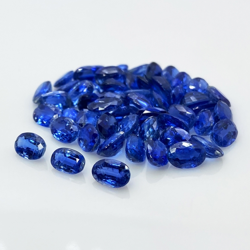 Kyanite 6x4mm Faceted Oval AA+ Gemstones Parcel - 170892