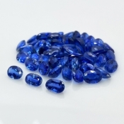 Kyanite 6x4mm Faceted Oval AA+ Gemstones Parcel - 170892