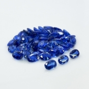 Kyanite 6x4mm Faceted Oval AA+ Gemstones Parcel - 170892