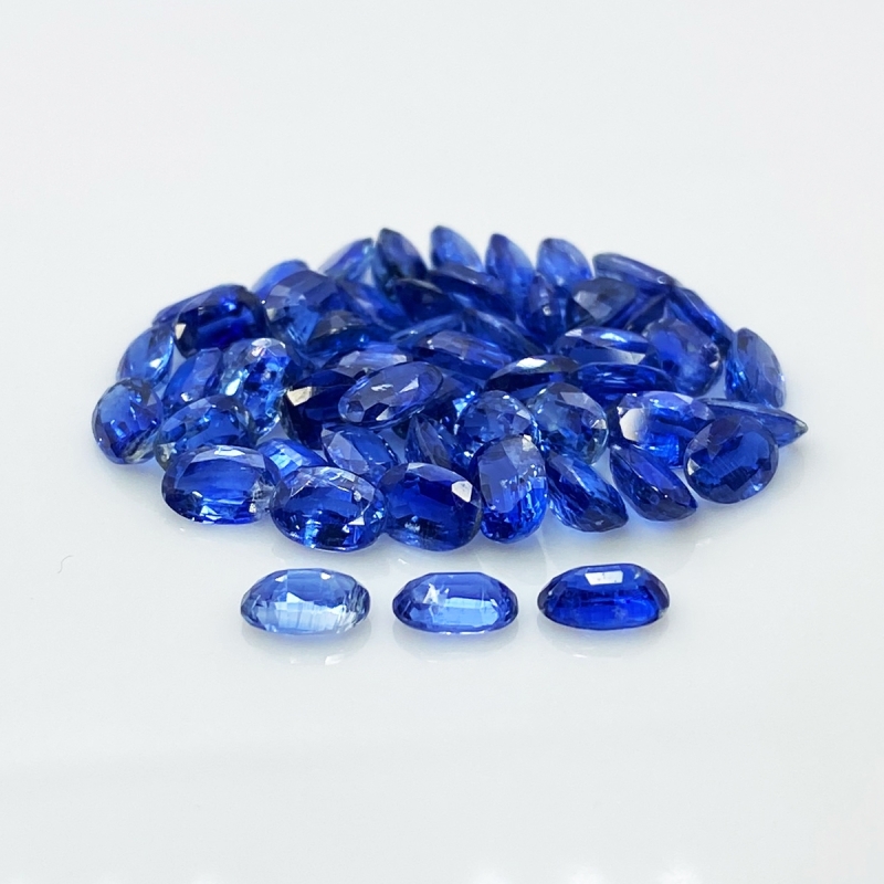 Kyanite 6x4mm Faceted Oval AA+ Gemstones Parcel - 170892