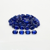 61.75 Cts. Kyanite 7x5mm Faceted Oval Shape A+ Grade Gemstones Parcel - Total 59 Pc.