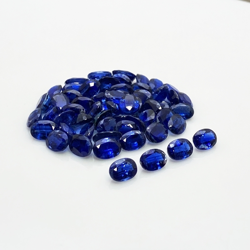Kyanite 7x5mm Faceted Oval A+ Gemstones Parcel - 170866