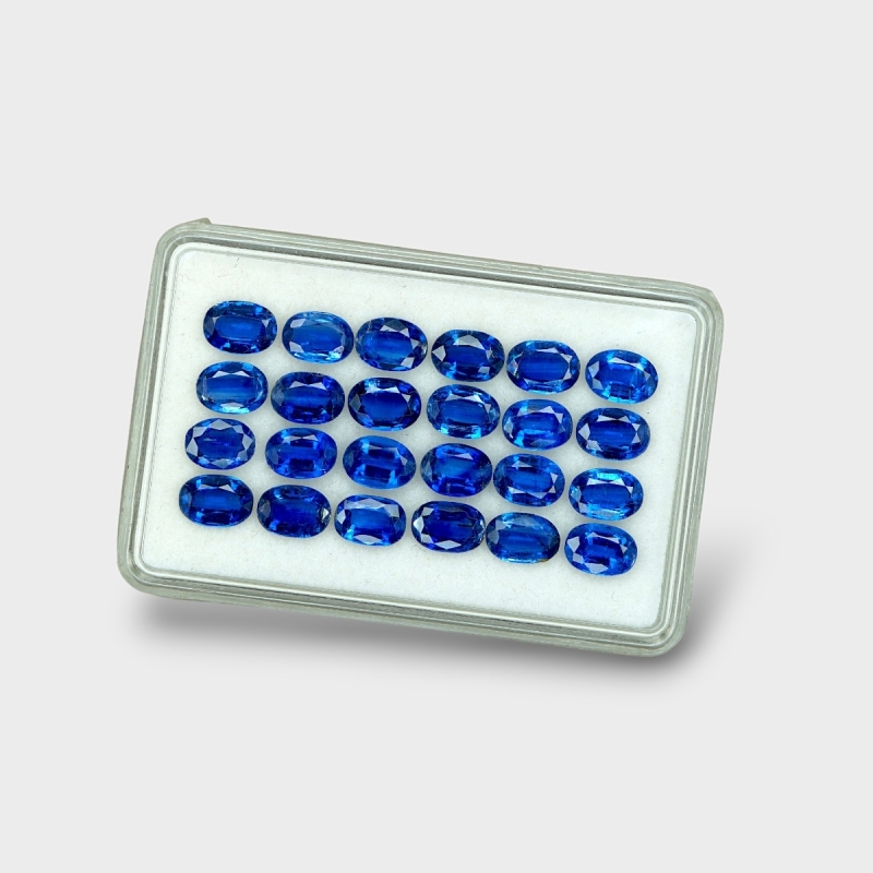 Kyanite 7x5mm Faceted Oval AAA Gemstones Parcel - 170820