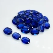 Kyanite 6X8-8X10mm Faceted Oval A+ Gemstones Parcel - 170768