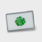 Tsavorite Garnet 3.5x5-4x7mm Faceted Oval AA Gemstones Parcel - 180199