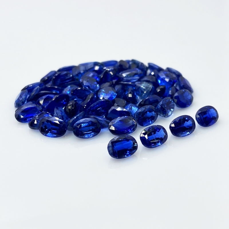 Kyanite 6x4mm Faceted Oval AA Gemstones Parcel - 170902