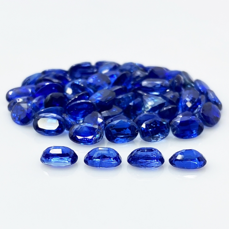 Kyanite 6x4mm Faceted Oval AA Gemstones Parcel - 170902