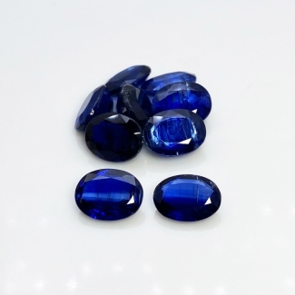 57.7 Cts. Kyanite 9X13-10X13mm Faceted Oval Shape A+ Grade Gemstones Parcel - Total 9 Pc.
