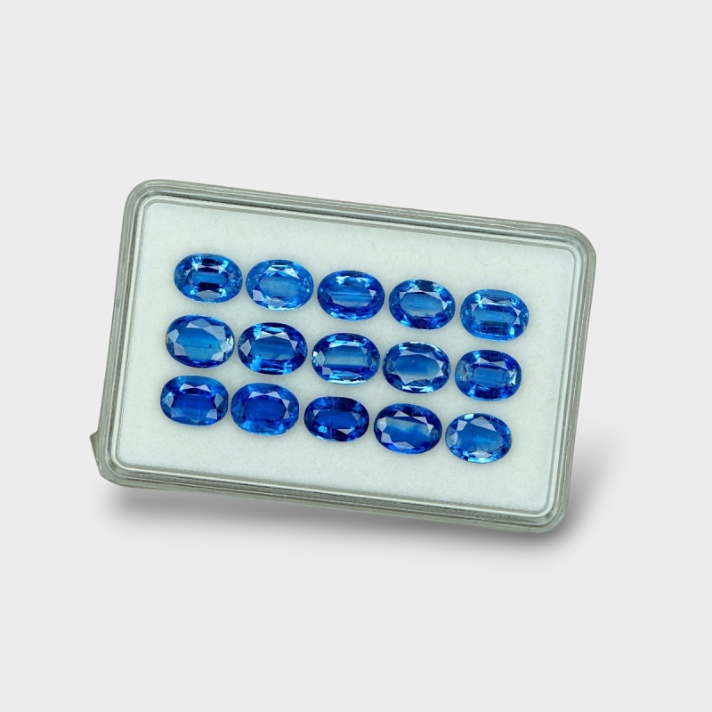 Kyanite 8x6mm Faceted Oval AAA Gemstones Parcel - 170839