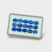 Kyanite 8x6mm Faceted Oval AAA Gemstones Parcel - 170839