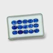 Kyanite 8x6mm Faceted Oval AAA Gemstones Parcel - 170830