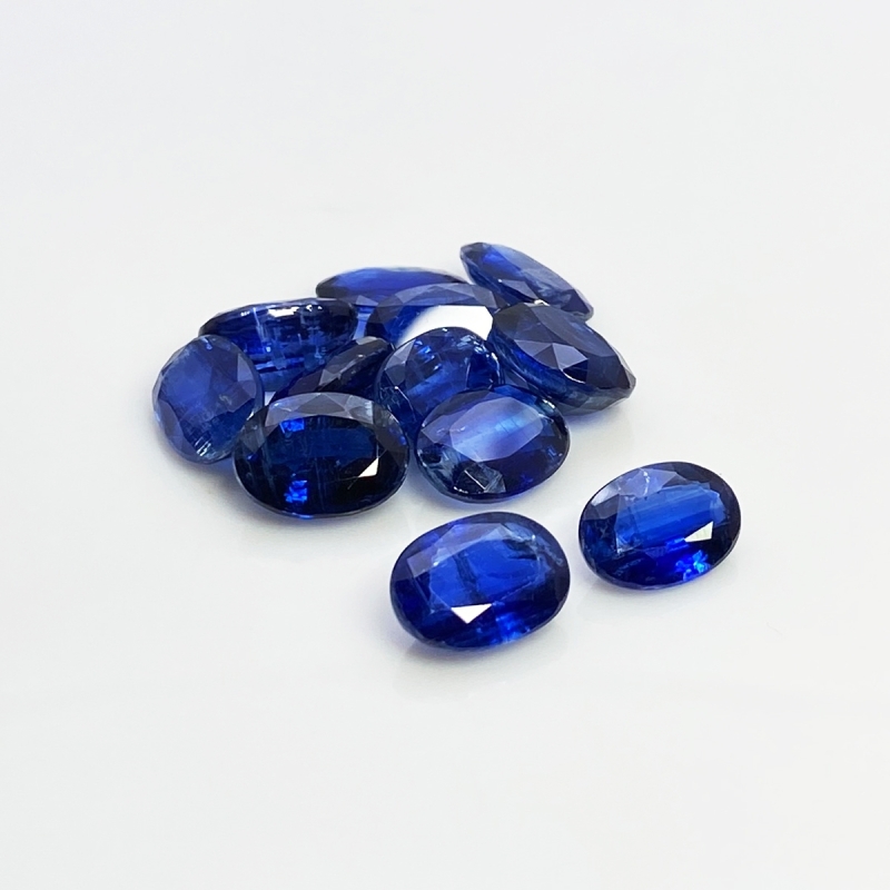 Kyanite 8X11-10X12mm Faceted Oval A+ Gemstones Parcel - 170917