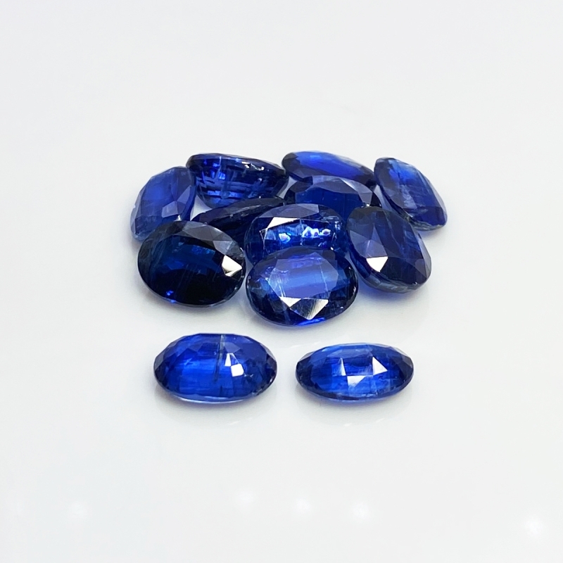 Kyanite 8X11-10X12mm Faceted Oval A+ Gemstones Parcel - 170917