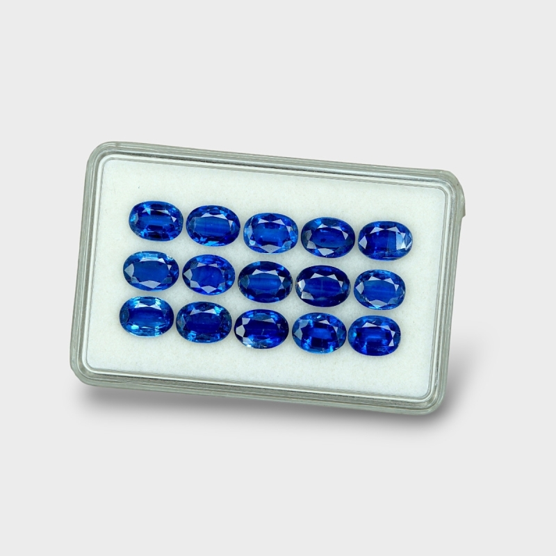 Kyanite 8x6mm Faceted Oval AAA Gemstones Parcel - 170840