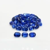 67.45 Cts. Kyanite 8X6mm Faceted Oval Shape A+ Grade Gemstones Parcel - Total 41 Pc.