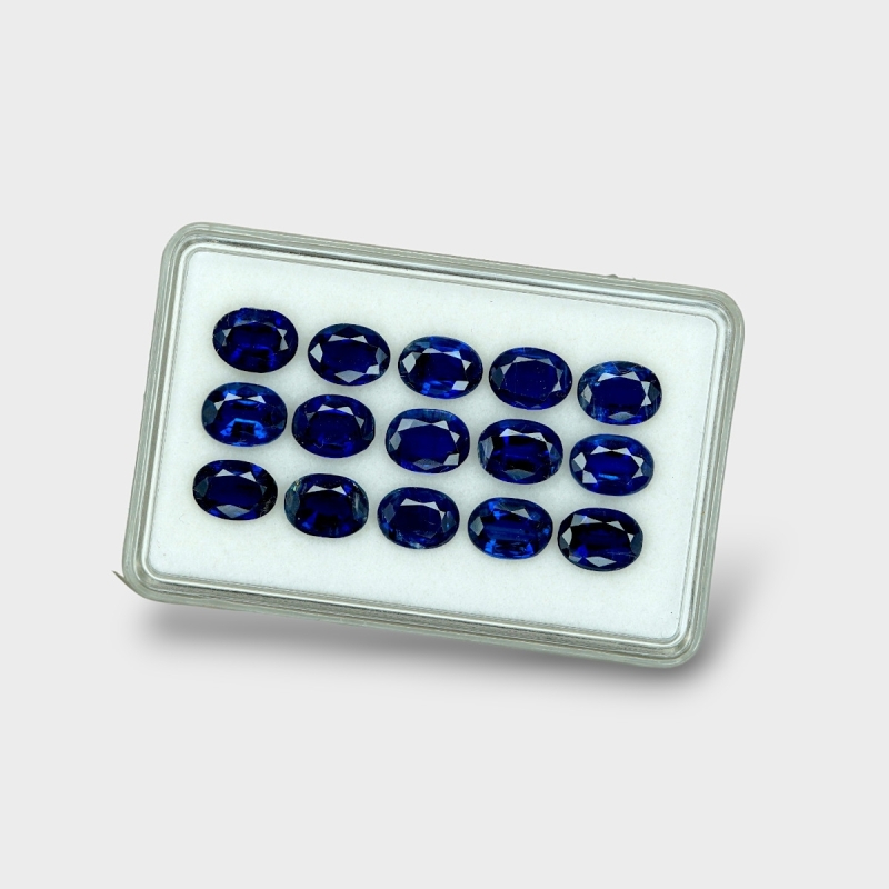 Kyanite 8x6mm Faceted Oval AAA Gemstones Parcel - 170822