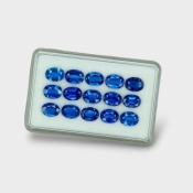 Kyanite 8x6mm Faceted Oval AAA Gemstones Parcel - 170825