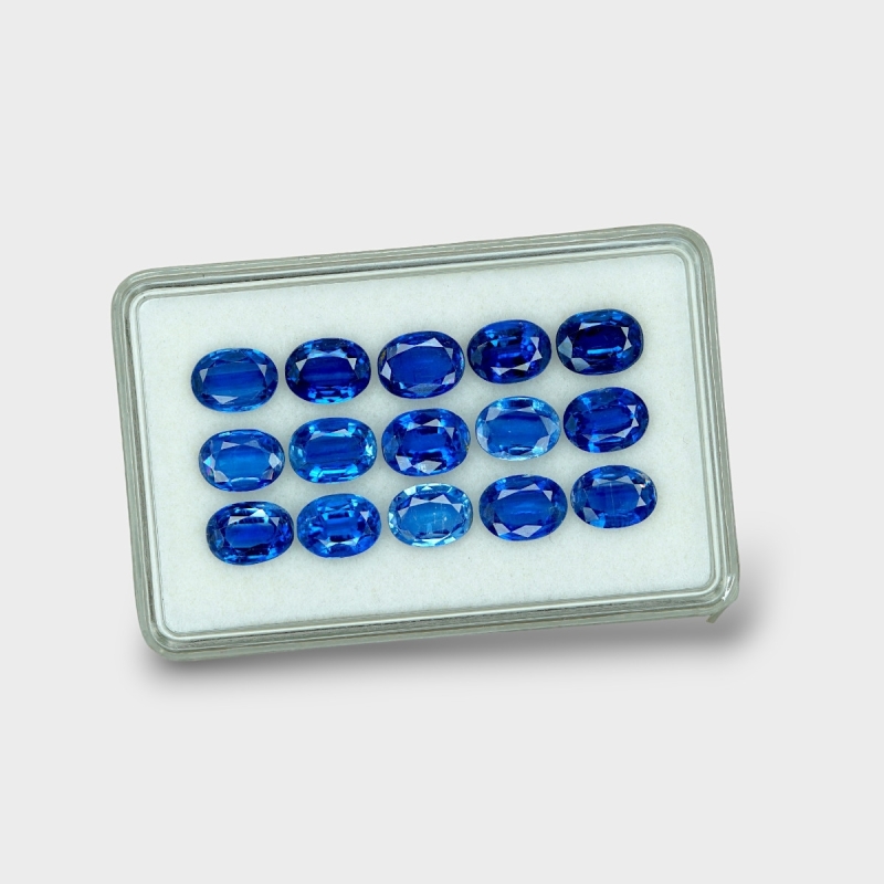 Kyanite 8x6mm Faceted Oval AAA Gemstones Parcel - 170843