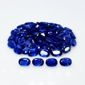 40.22 Cts. Kyanite 6x4mm Faceted Oval Shape AA+ Grade Gemstones Parcel - Total 69 Pc.