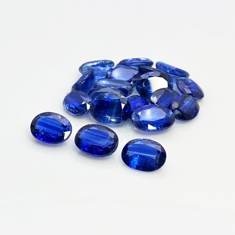 Kyanite 7X11-8X11mm Faceted Oval A+ Gemstones Parcel - 170920