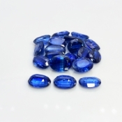 Kyanite 7X11-8X11mm Faceted Oval A+ Gemstones Parcel - 170920