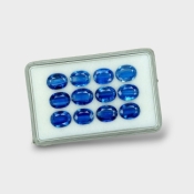 Kyanite 9x7mm Faceted Oval AAA Gemstones Parcel - 170835