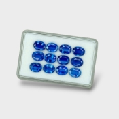 Kyanite 9x7mm Faceted Oval AAA Gemstones Parcel - 170833