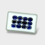 Kyanite 9x7mm Faceted Oval AAA Gemstones Parcel - 170831