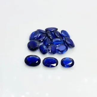 34.75 Cts. Kyanite 4X8-8X10mm Faceted Oval Shape AA+ Grade Gemstones Parcel - Total 17 Pc.