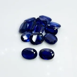 50.95 Cts. Kyanite 7X11-9X11mm Faceted Oval Shape AA Grade Gemstones Parcel - Total 13 Pc.