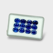 Kyanite 9x7mm Faceted Oval AAA Gemstones Parcel - 170834