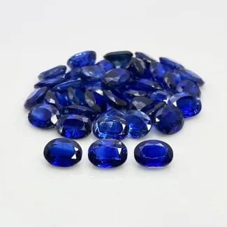 89.3 Cts. Kyanite 9X7mm Faceted Oval Shape A+ Grade Gemstones Parcel - Total 40 Pc.