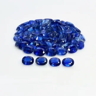 145.8 Cts. Kyanite 8X6mm Faceted Oval Shape A+ Grade Gemstones Parcel - Total 86 Pc.
