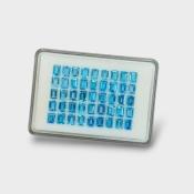 Swiss Blue Topaz 7x5mm Step Cut Baguette AAA Gemstones Parcel - 180102