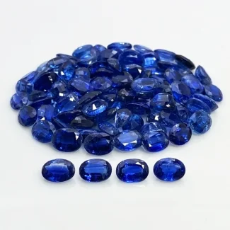 157.25 Cts. Kyanite 8X6mm Faceted Oval Shape AA Grade Gemstones Parcel - Total 101 Pc.