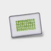 Peridot 6x4mm Faceted Cushion AA Gemstones Parcel - 180181