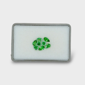 Tsavorite Garnet 0.29-0.44Cts. Faceted Mix AA Gemstones Parcel - 180209