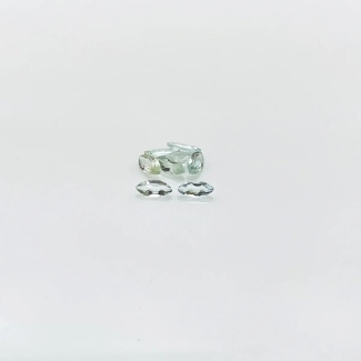 0.8 Cts. Aquamarine 5x2mm Faceted Marquise Shape A+ Grade Gemstones Parcel - Total 8 Pcs.
