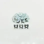 8.09 Cts. Aquamarine 4.5mm Step Cut Square Shape A Grade Gemstones Parcel - Total 18 Pcs.