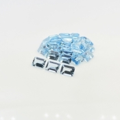 Aquamarine 7x5mm Step Cut Octagon AA Gemstones Parcel - 180027