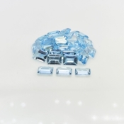 Aquamarine 7x5mm Step Cut Octagon AA Gemstones Parcel - 180027